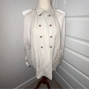 Initial The Unusual Experience Double Breasted Cape Poncho Jacket